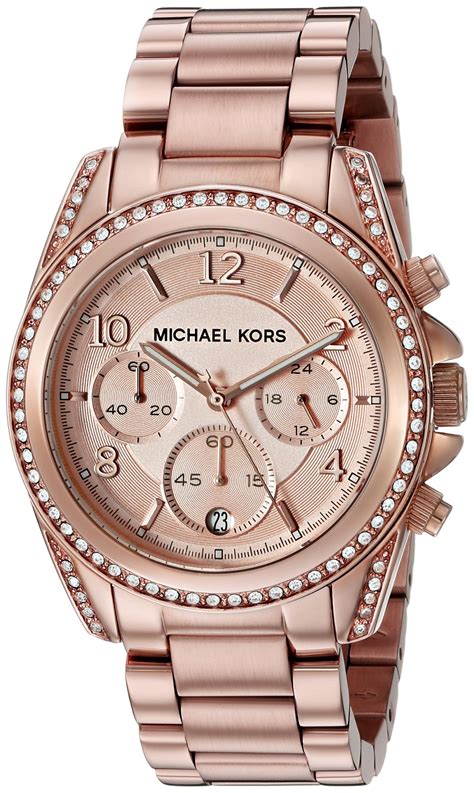 roze michael kors horloge|michael kors rose gold.